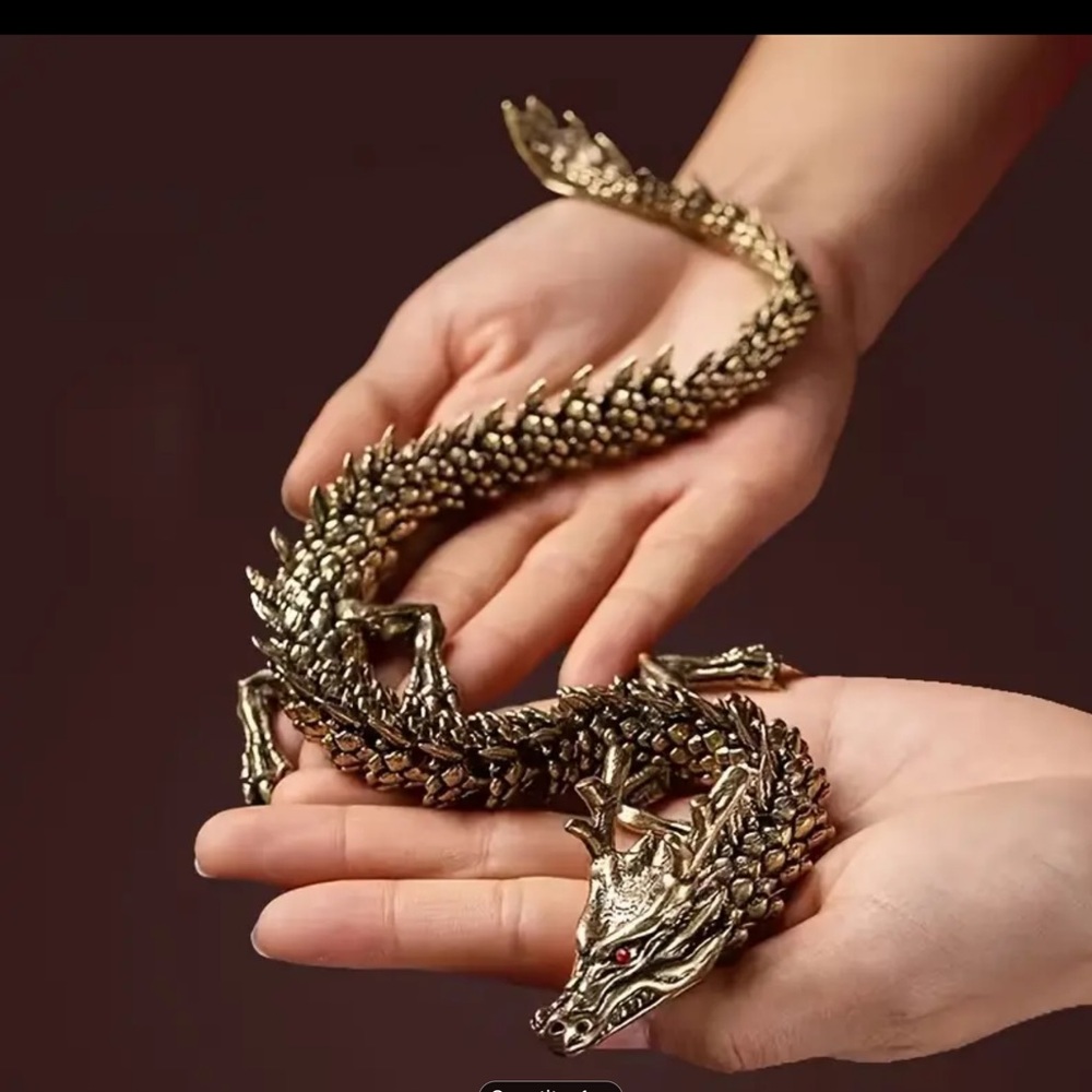 Brass dragon - Picture 4 of 7